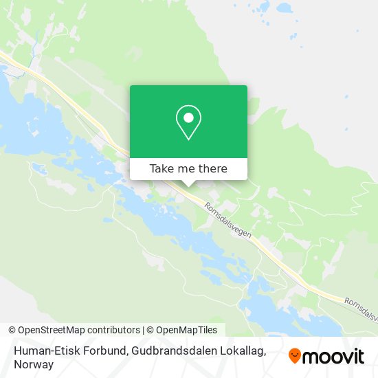 Human-Etisk Forbund, Gudbrandsdalen Lokallag map