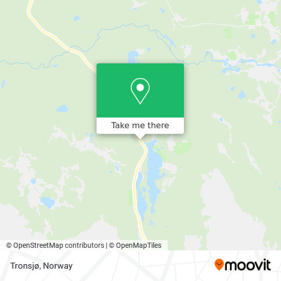 Tronsjø map