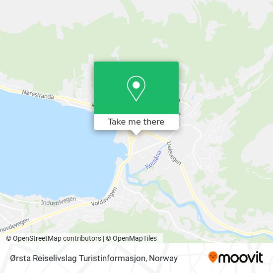 Ørsta Reiselivslag Turistinformasjon map
