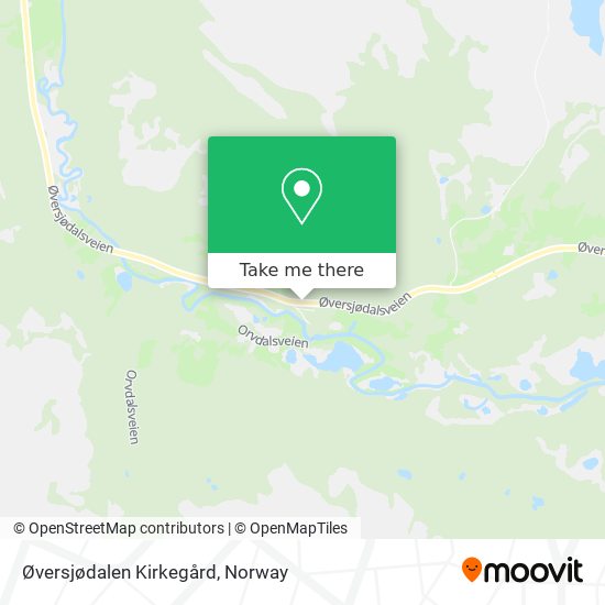 Øversjødalen Kirkegård map
