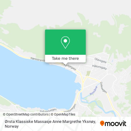 Ørsta Klassiske Massasje Anne Margrethe Yksnøy map