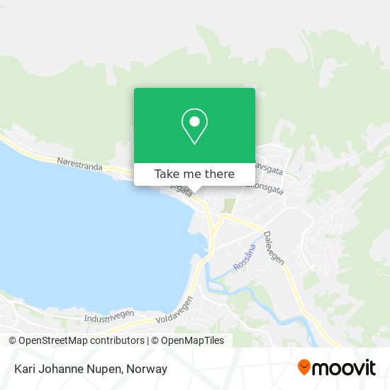 Kari Johanne Nupen map