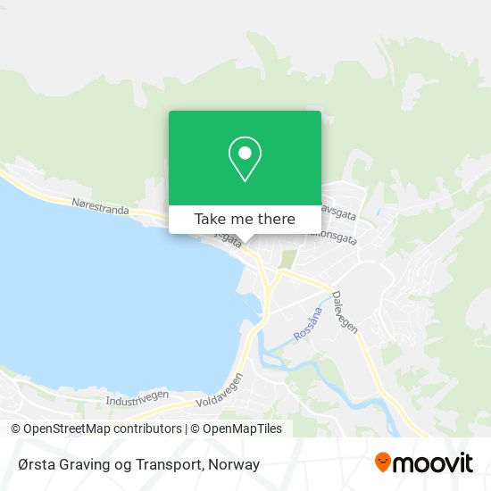 Ørsta Graving og Transport map