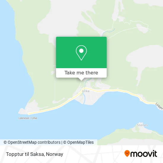 Topptur til Saksa map