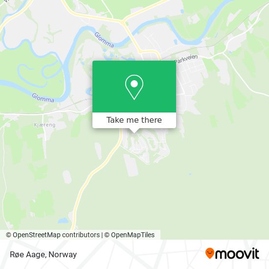 Røe Aage map
