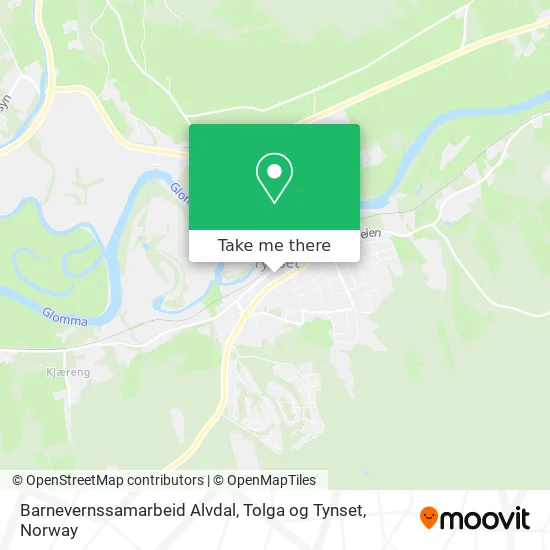 Barnevernssamarbeid Alvdal, Tolga og Tynset map