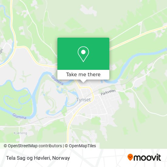 Tela Sag og Høvleri map