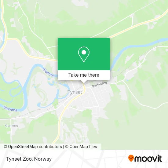 Tynset Zoo map