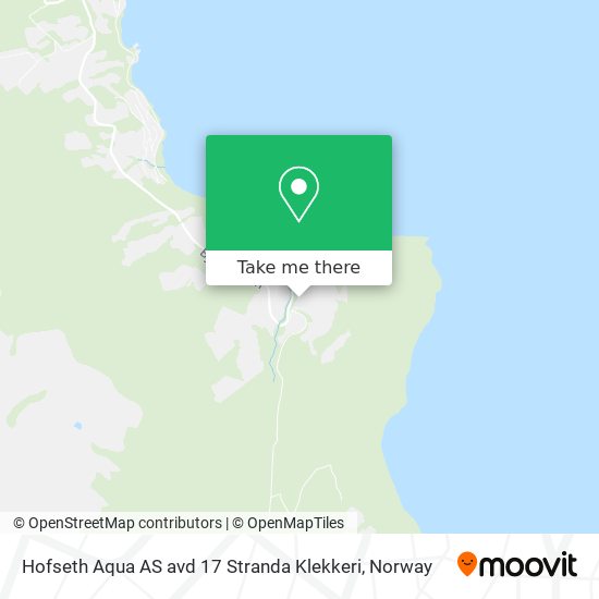 Hofseth Aqua AS avd 17 Stranda Klekkeri map