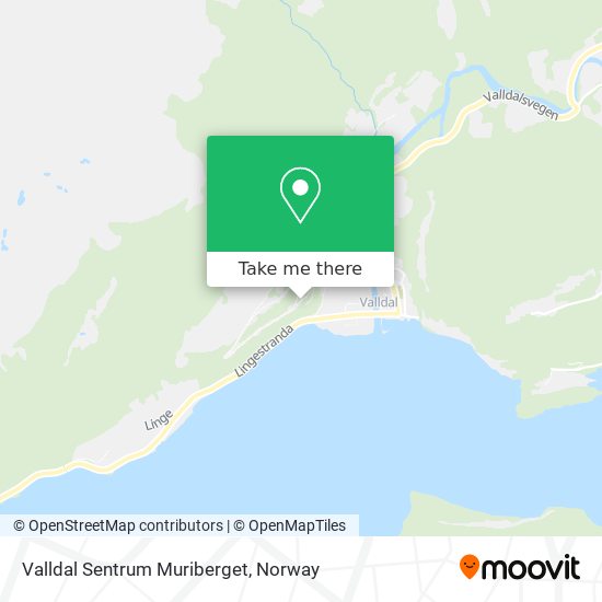 Valldal Sentrum Muriberget map