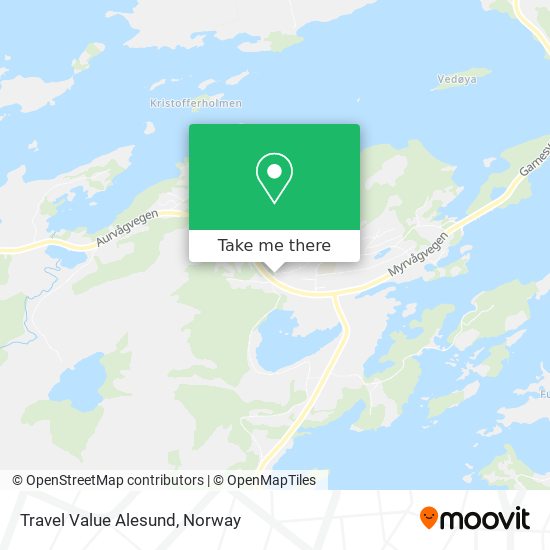 Travel Value Alesund map