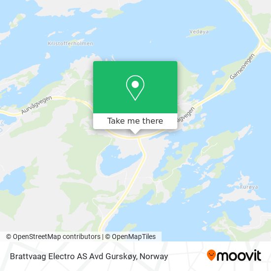 Brattvaag Electro AS Avd Gurskøy map