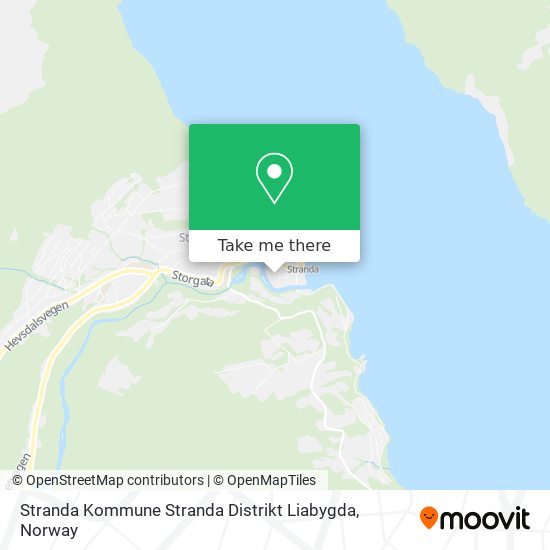 Stranda Kommune Stranda Distrikt Liabygda map