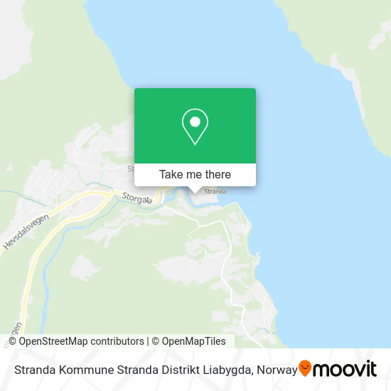 Stranda Kommune Stranda Distrikt Liabygda map