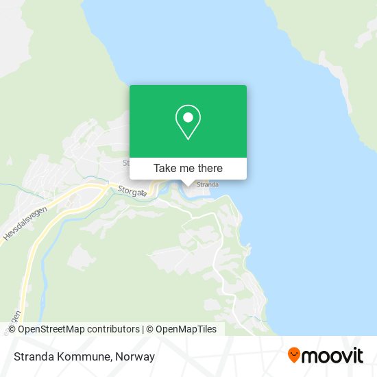 Stranda Kommune map