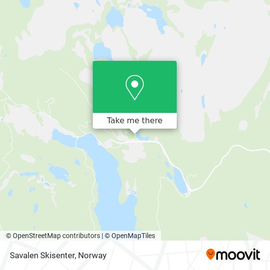 Savalen Skisenter map