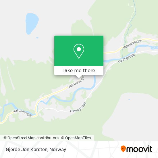 Gjerde Jon Karsten map