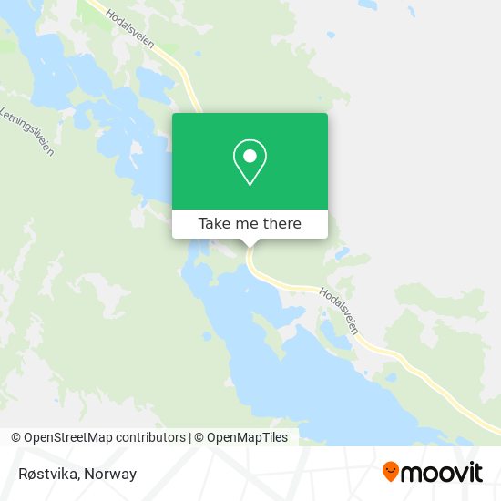 Røstvika map