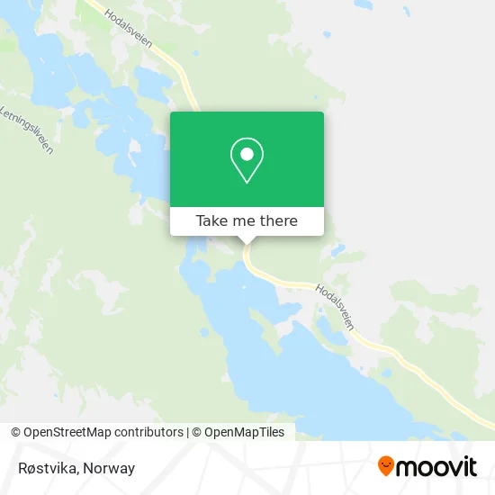 Røstvika map