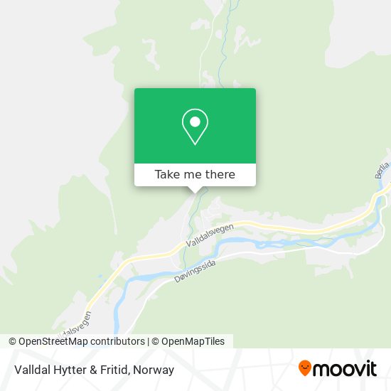 Valldal Hytter & Fritid map