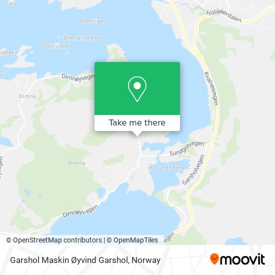 Garshol Maskin Øyvind Garshol map
