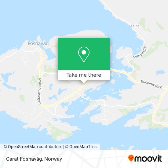 Carat Fosnavåg map