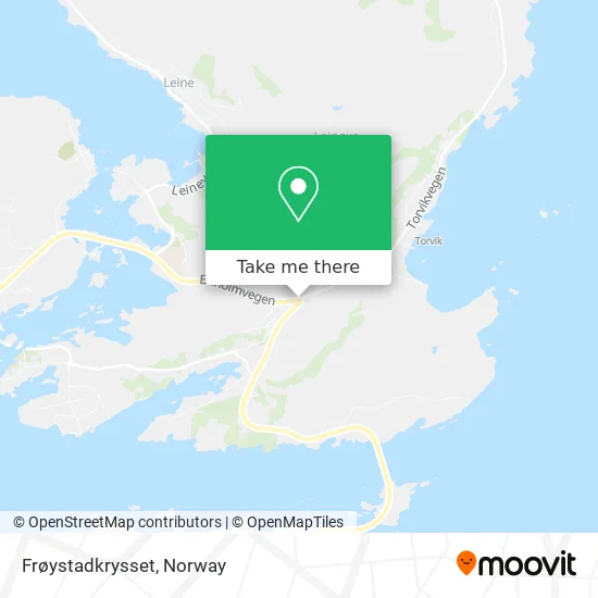 Frøystadkrysset map