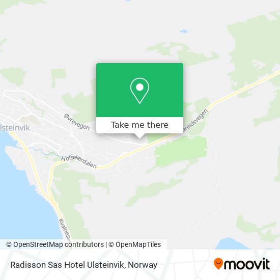 Radisson Sas Hotel Ulsteinvik map