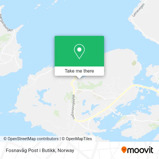 Fosnavåg Post i Butikk map