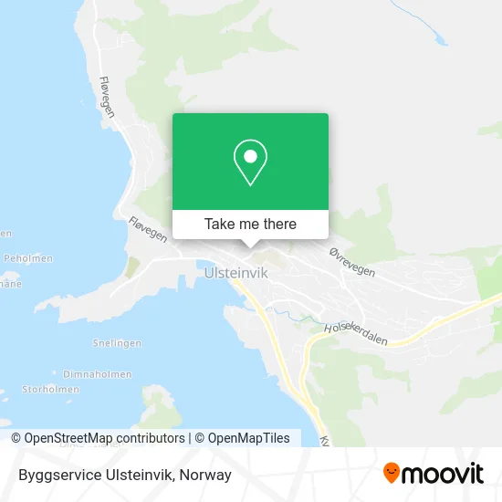 Byggservice Ulsteinvik map