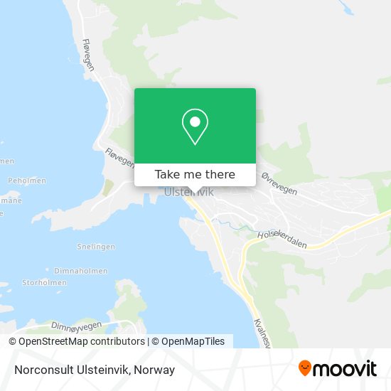 Norconsult Ulsteinvik map