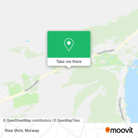 Rise Øvre map