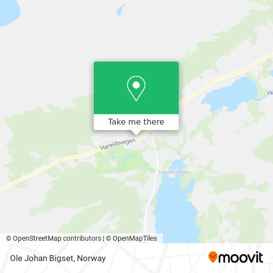Ole Johan Bigset map