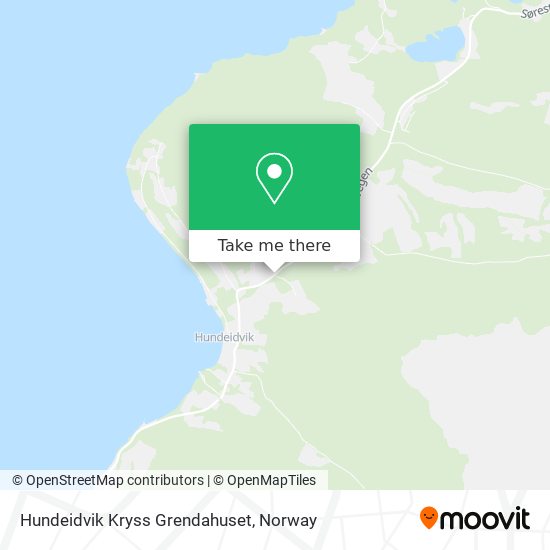 Hundeidvik Kryss Grendahuset map