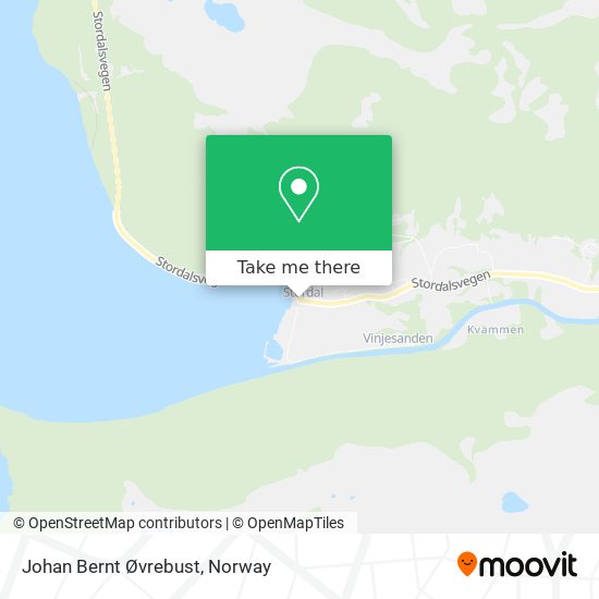 Johan Bernt Øvrebust map
