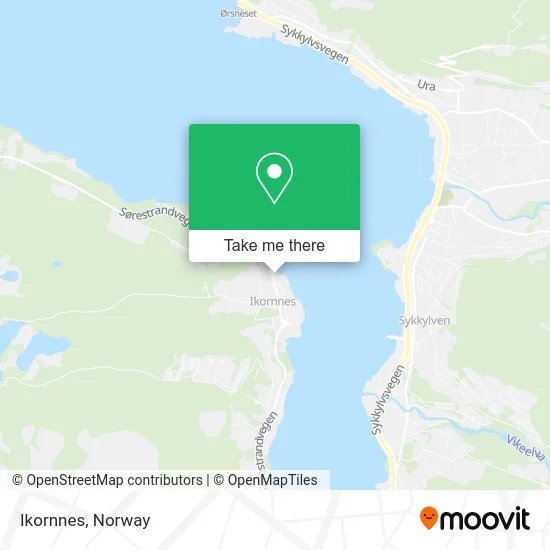 Ikornnes map