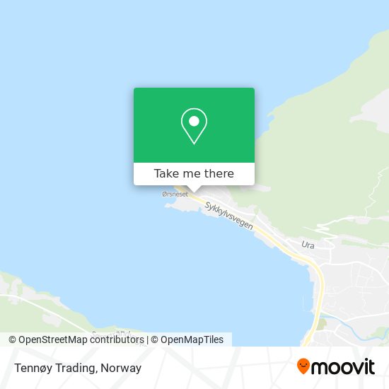 Tennøy Trading map