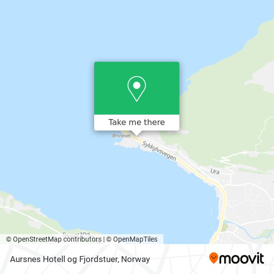 Aursnes Hotell og Fjordstuer map