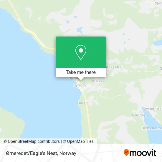 Ørneredet/Eagle's Nest map