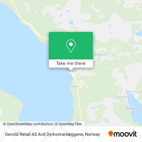 Devold Retail AS Avd Dyrkonranlæggene map