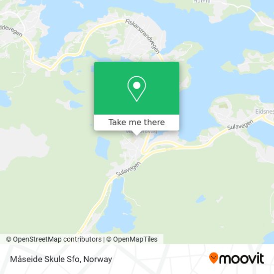 Måseide Skule Sfo map