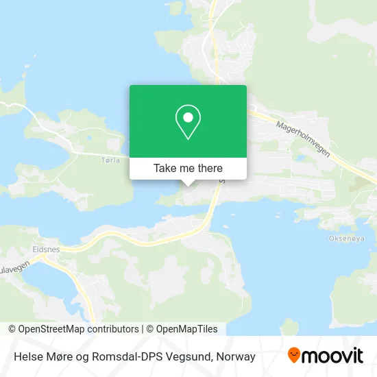 Helse Møre og Romsdal-DPS Vegsund map
