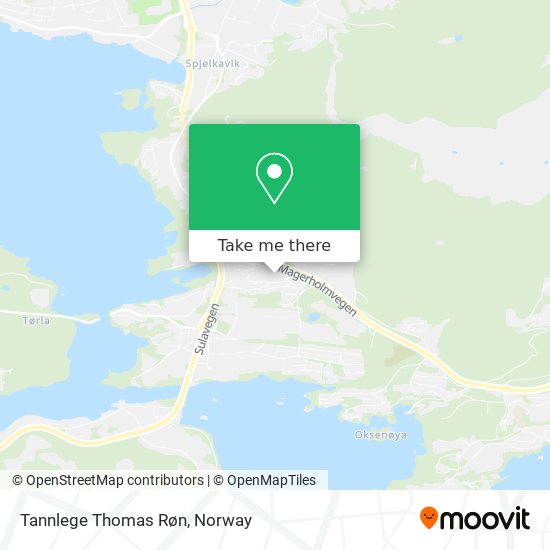 Tannlege Thomas Røn map