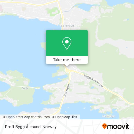 Proff Bygg Ålesund map