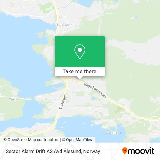 Sector Alarm Drift AS Avd Ålesund map