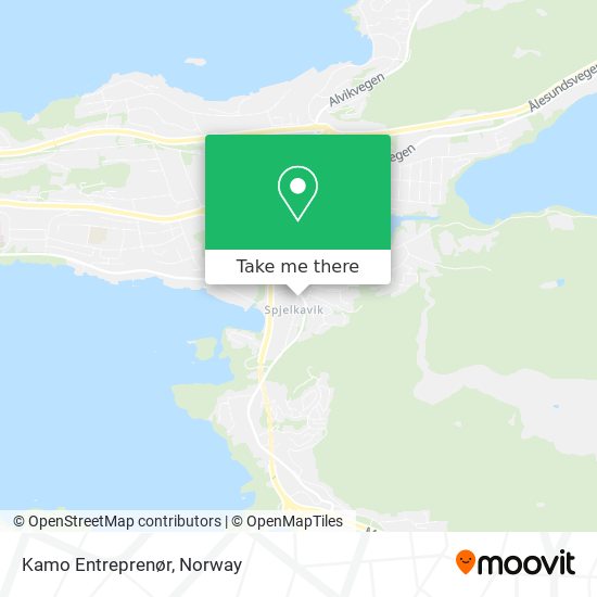 Kamo Entreprenør map