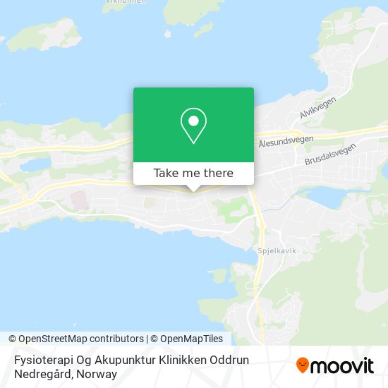 Fysioterapi Og Akupunktur Klinikken Oddrun Nedregård map