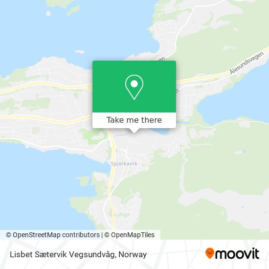 Lisbet Sætervik Vegsundvåg map