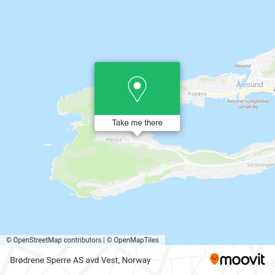 Brødrene Sperre AS avd Vest map