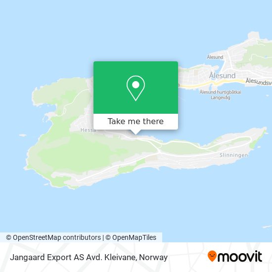 Jangaard Export AS Avd. Kleivane map